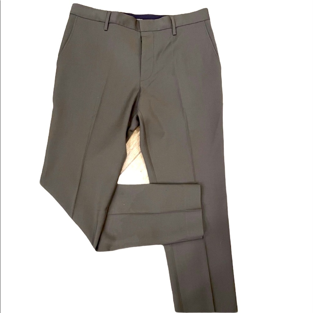 VINCE - WOOL FLAT FRONT DRESS PANT - 34 - EX COND